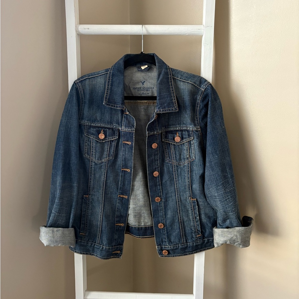 American Eagle Outfitters Blue Jean Jacket